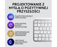 LOGITECH Klawiatura bezprzewodowa MX Keys Mini 920-010499 jasnoszara - 680463 - zdjęcie 12